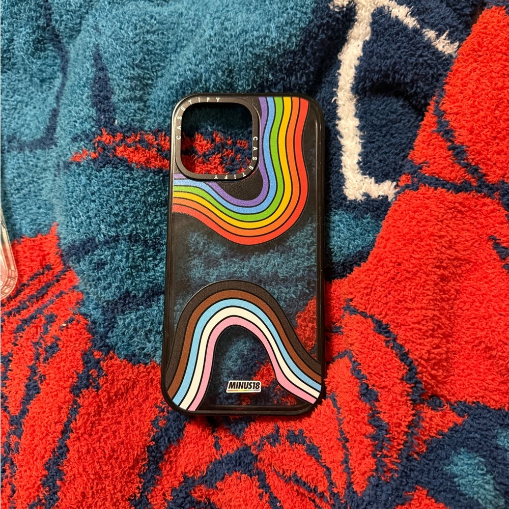 Colorful Wave Pattern Phone Case - iphone 16 pro max